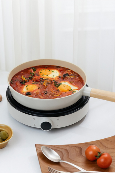 Prima Nova Fika Aluminum Casting Pan 24cm, Beige