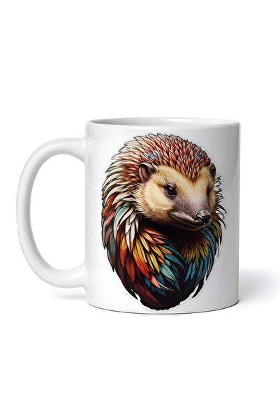 OEM Εξατομικευμένη λευκή κούπα, μυθολογικό πορτρέτο της Έχιδνας, INOVATIX®. 3...