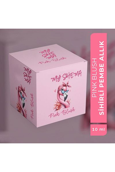 myshema Pink Blush Magic Giving Color | Pink Magic Blush |   Sparkling Natural Look |   10ml