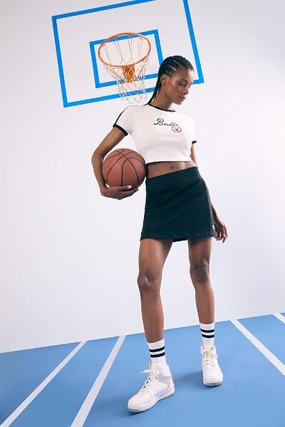 DeFacto Defactofit Nba Chicago Bulls Slim Fit Crew Neck Athlete Ribbed Camisole Short Sleeve T-Shirt E2362A