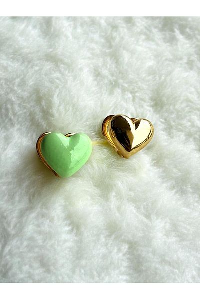 XUPING JEWELRY Double Sided Heart Steel Earrings
