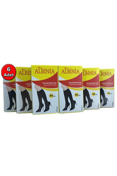 Kent Pazarı 6 Pack Medium Thick Below Knee Socks 40 Den – Women's Casual & Classic Wear Matching