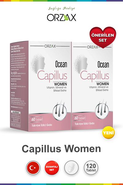 Ocean Capillus Women 60 Tablets (2 Pcs)