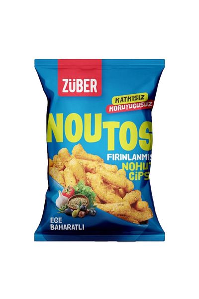Züber Noutos Baked Chickpea Chips Aegean Seasonings 55 g (3 Pcs)