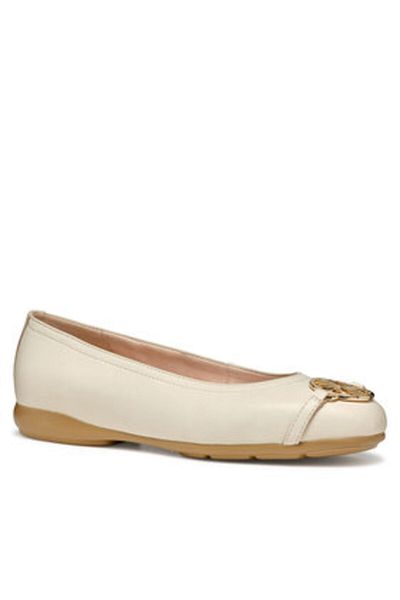 Geox women's ballerinas D55XYA-00085 natural