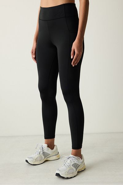Penti Schwarze knöchellange Zero Feel-Leggings mit hoher Taille und Taschen