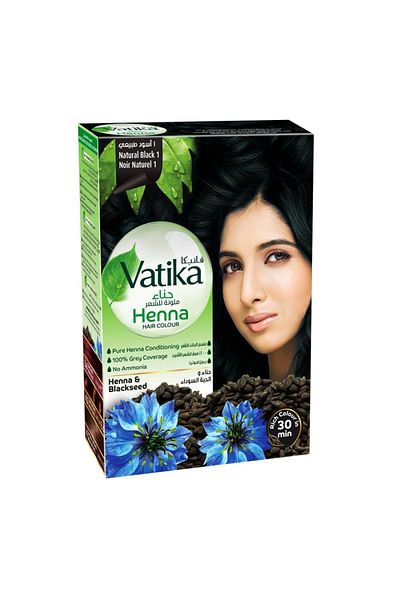 Vatika Vatika Henna Hair Dye Natural Black - 1