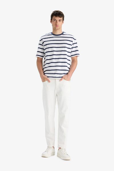 DeFacto Die 90er Slim Fit Slim Fit High Waist Skinny Leg White Jean Pants D4463ax24hs