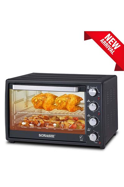 sonashi 45L Electric Oven with Convection and Rotisserie Function