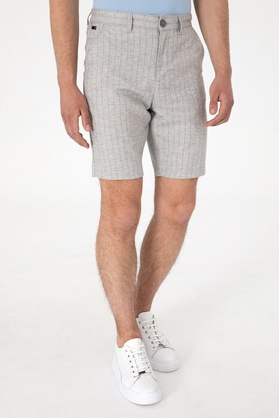 U.S. Polo Assn. Men's Light Gray Woven Shorts 50300423-Vr001