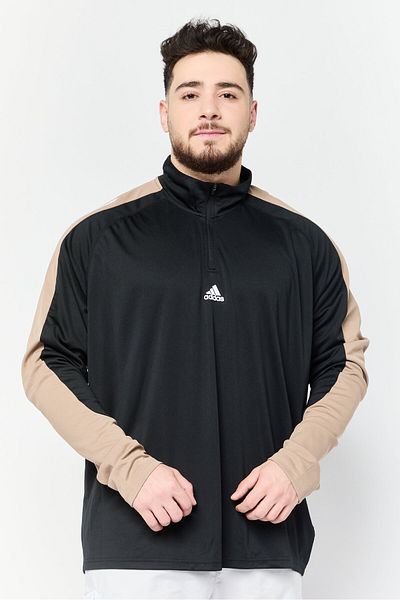adidas Men Sportswear Fit Long Sleeves Training Sweatshirt, Grey