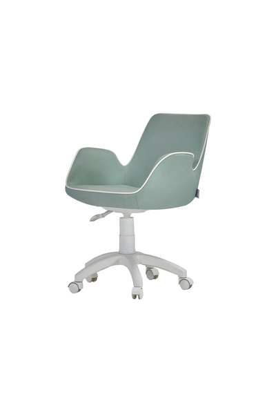 Lajivert Maris Sandalye (Beyaz Ayak)