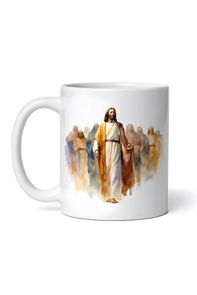 OEM Cană albă personalizată, Isus și ucenicii, INOVATIX®. 330ml