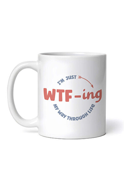 OEM Εξατομικευμένη λευκή κούπα, "Απλώς τι στο καλό κάνω στη ζωή μου", INOVATI...