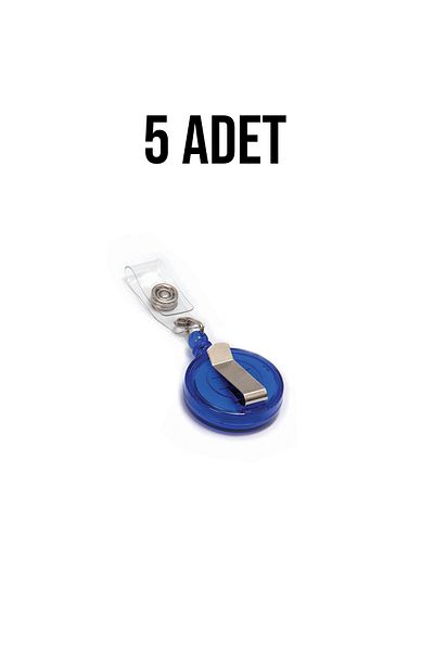 VİVA Inox Blue Color Yoyo 5 Pieces for Name Card