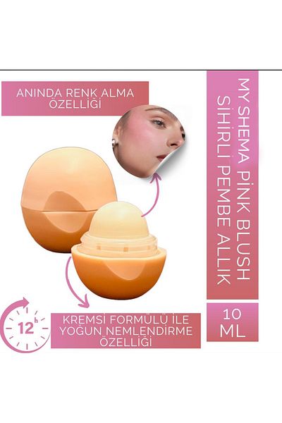 myshema Pink Blush Magic Giving Color | Pink Magic Blush |   Sparkling Natural Look |   10ml