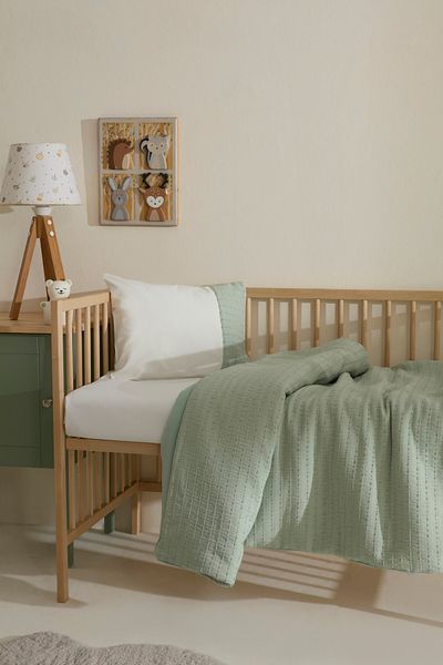 Karaca Home Baby Harper 100% Cotton Comfort/Sleep Set Sage