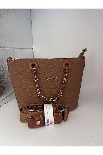 Just Polo Jp6054 Women's Hand and Shoulder Bag Small Size Ozt6054