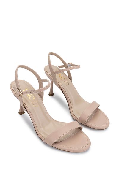 Tamer Tanca Women's Vegan Beige Heeled Shoes