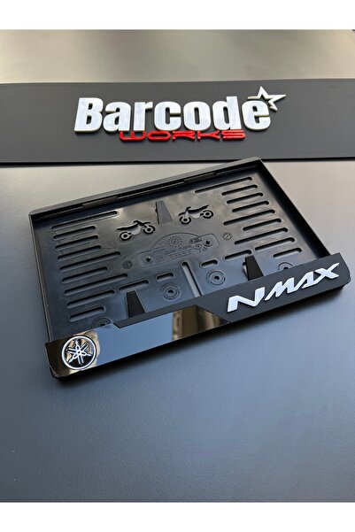 Barcode Works N Max Motorsiklet Plakalık Mat Model Yamaha Maxi Scooter Standa...