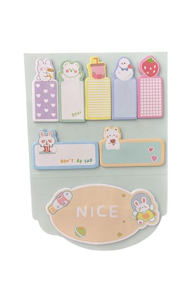 Piramit Kırtasiye Cute Figures Postit Post-It Set Sticky Note Paper 1 Piece