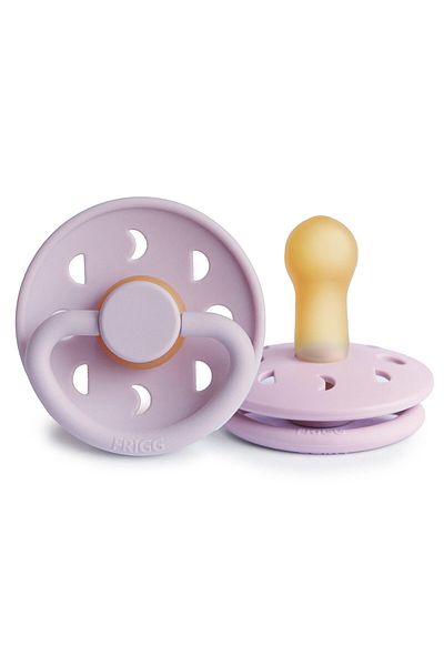 Frigg Moon Bear 6-18 Bear Soft Lilac Rubber Pacifier