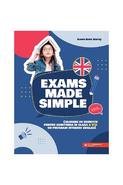 Paralela 45 Examene simplificate. Caiet de exerciții - Clasa a 5-a - Program intensiv de engleză - Florin Radu Borteș
