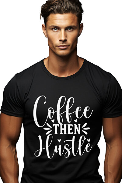 StoryGift Romania Tricou Barbati Pentru Iubitorii De Cafea Cu Textul "coffee,...