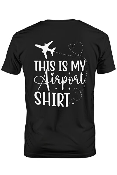 StoryGift Romania Tricou bărbătesc cu un avion pentru iubitorii de călătorii ...