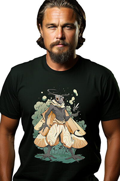 StoryGift Romania Tricou Barbati Cu Monstru, Fantasy, Molie, Fum, Aripi, Pant...