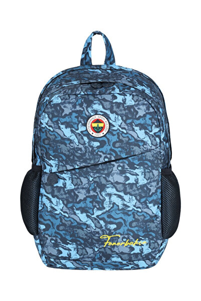 Fenerbahçe FB Çocuk Baskılı Lisanslı Çok Bölmeli Fermuarlı Okul Sırt Çantası