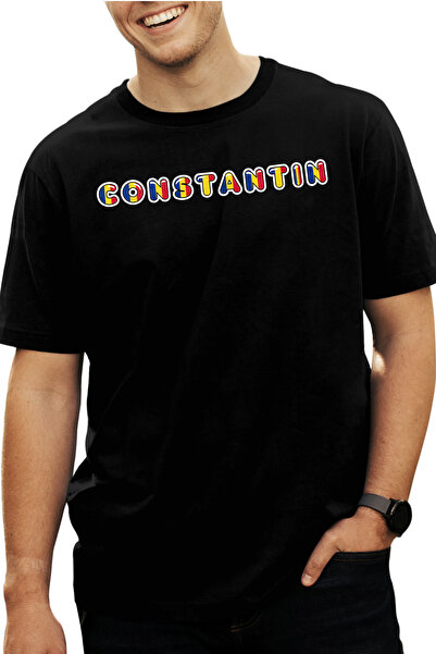 StoryGift Romania Tricou Barbati Cu Numele Constantin, Romania, Suporter, Ste...