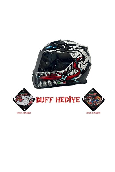 Sway SW 820 DAKAR BEAST FULL FACE MOTOSİKLET KASKI