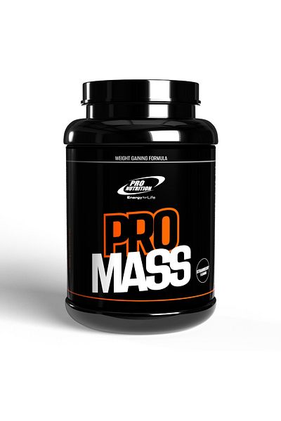 Pro Nutrition Gainer For Weight Gain And Muscle Mass, Pro Mass, Strawberry 3000g