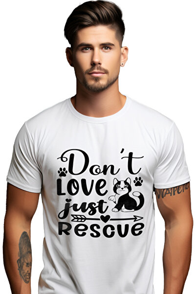 StoryGift Romania Tricou Barbati Cu O Pisica Si Labute Cu Mesajul "nu Iubi, D...