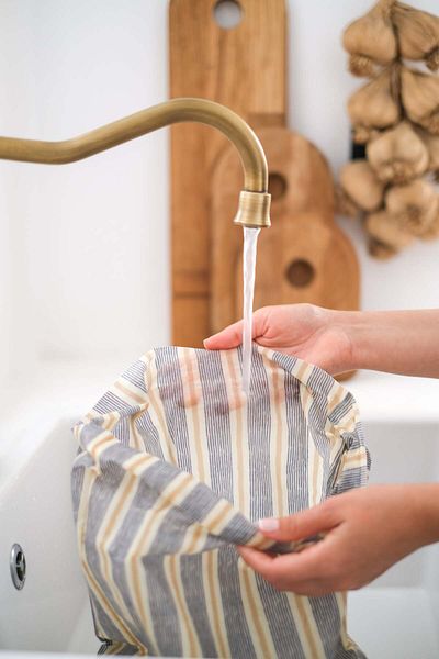 Less Sürdürülebilir Yaşam Gereçleri Lunch Bag| Large Size Waxed Storage Pouch