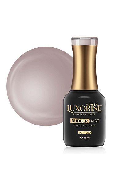 LUXORISE Bază de cauciuc LUXORISE Colecția Crystal - Mocha catifelată 15ml