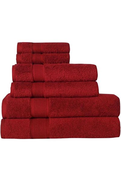 HOME ESSENTIALS Набір з 6 рушників для рук і обличчя з 100% бавовни - Premium 600 г/м² Висока м'якість Швидке висихання