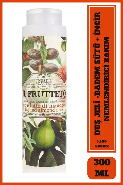 Nesti Dante Il Frutteto Fig & Allmond Milk Duş Jeli 300ml |Nemlendirici | Bad...