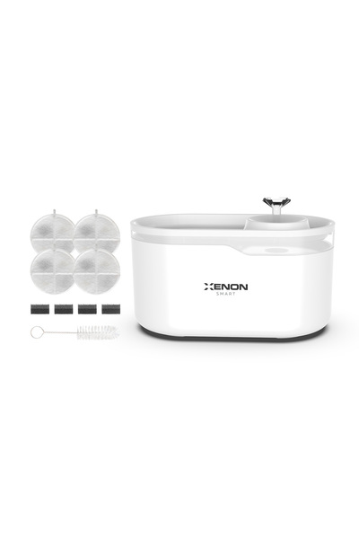 Xenon Smart Akıllı Otomatik Su Pınarı Ve Yedek 4 Adet Filtre 2'li Pet Ürünler...