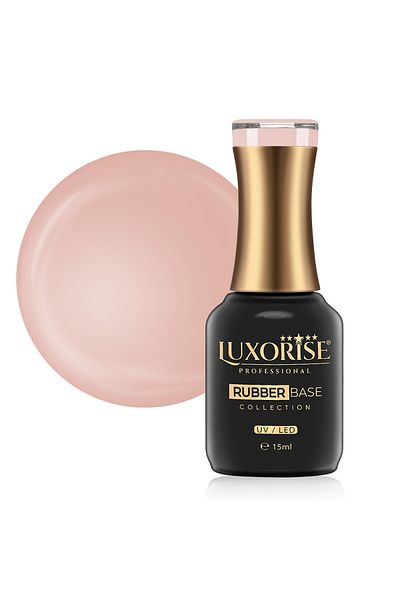 LUXORISE Colecția Signature Rubber Base - Coral Nud 15ml