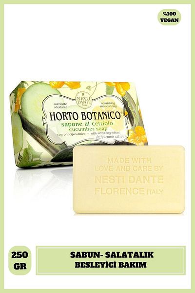 Nesti Dante Horto Botonico Cucumber Solid Soap 250Gr | Feeder |   Cucumber Extract