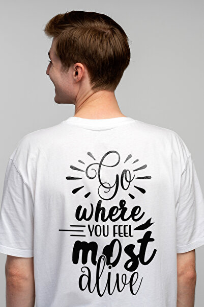 StoryGift Romania Tricou Barbati Cu Mesajul Care Te Indeamna Sa Te Duci Acolo...