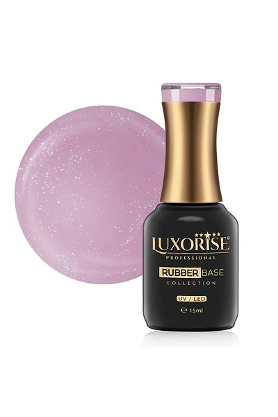 LUXORISE Colecția Charming Base Rubber Base - Blushing Pearls 15ml