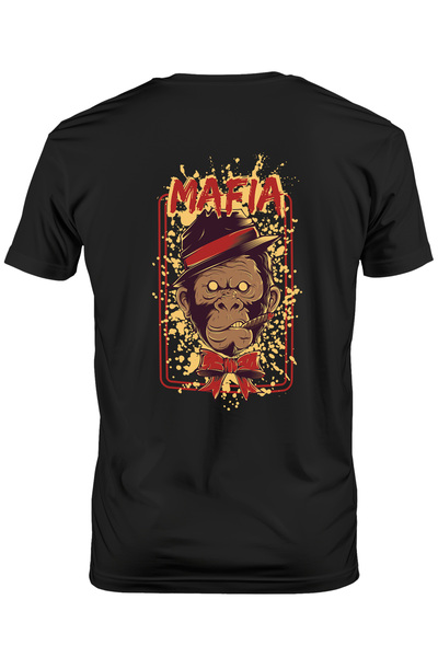 StoryGift Romania Tricou Barbati Cu Portet Gorila Cu Palarie Si Papion Rosu, ...