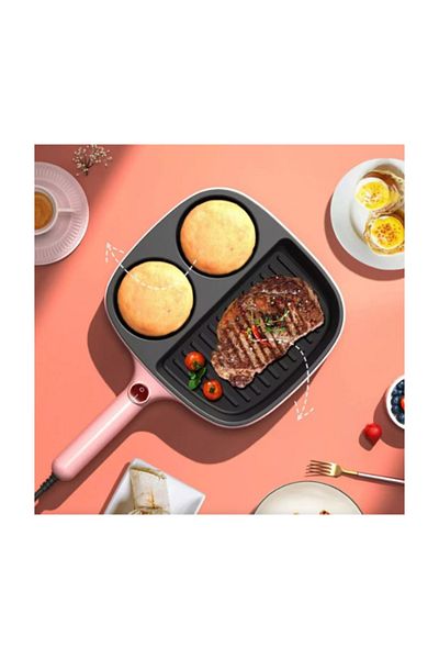 MACON Multifunctional Mini Electric Cooker – Hotpot, Frying, Steamer & Heating Wok in One