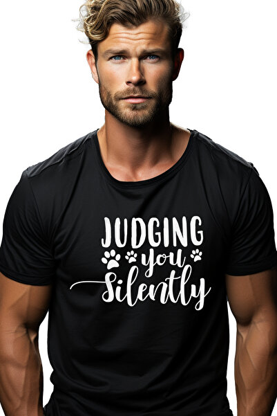 StoryGift Romania Tricou Barbati Cu Labute Si Textul In Engleza "judging You ...