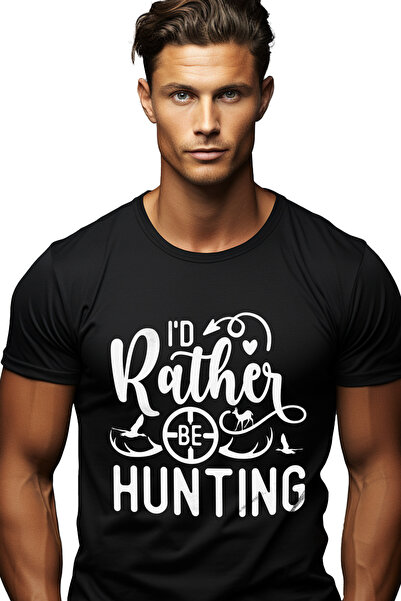 StoryGift Romania Tricou Barbati Cu Pasari Si O Caprioara Cu Mesajul "as Pref...