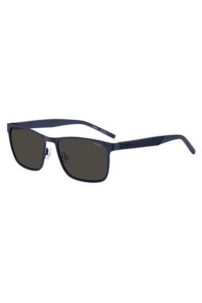 HUGO Men's Sunglasses Hugo HG 1328/S FLL/IR, Metal, Blue, 57 mm