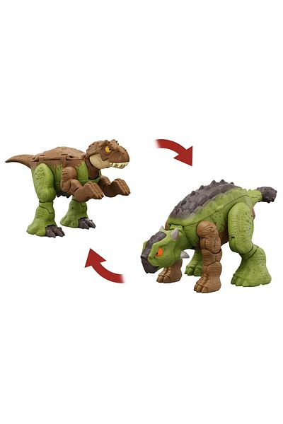 mattel Jurassic World Fierce Changers Double Danger Transformable Dinosaur Tyrannosaurus Rex
